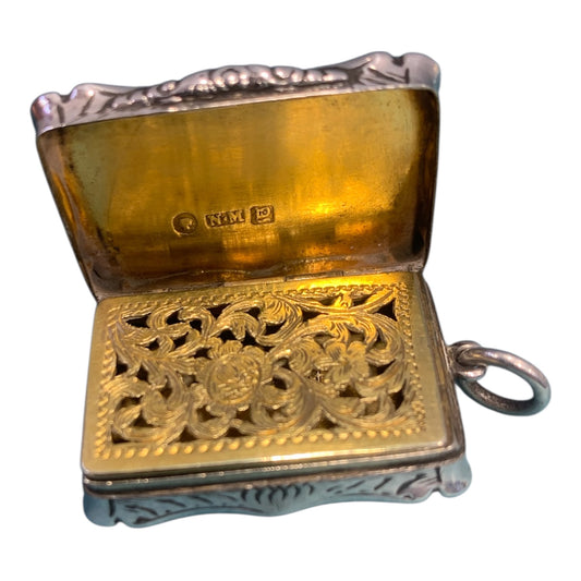 Vinaigrette Nathaniel Mills - Birmingham 1841