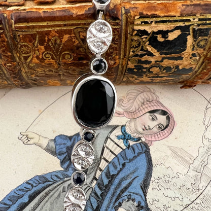 Bracciale con zaffiri australiani e diamanti – Italia, anni ’80