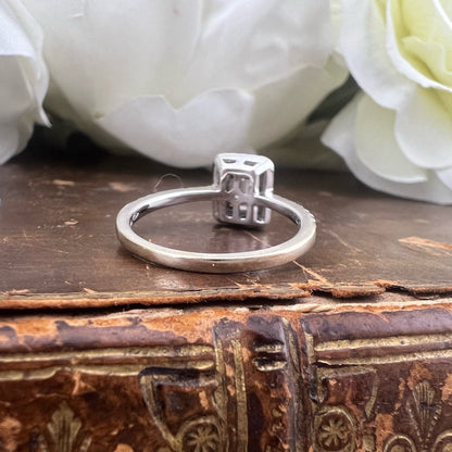 Anello pre loved oro bianco 18 ct e diamanti