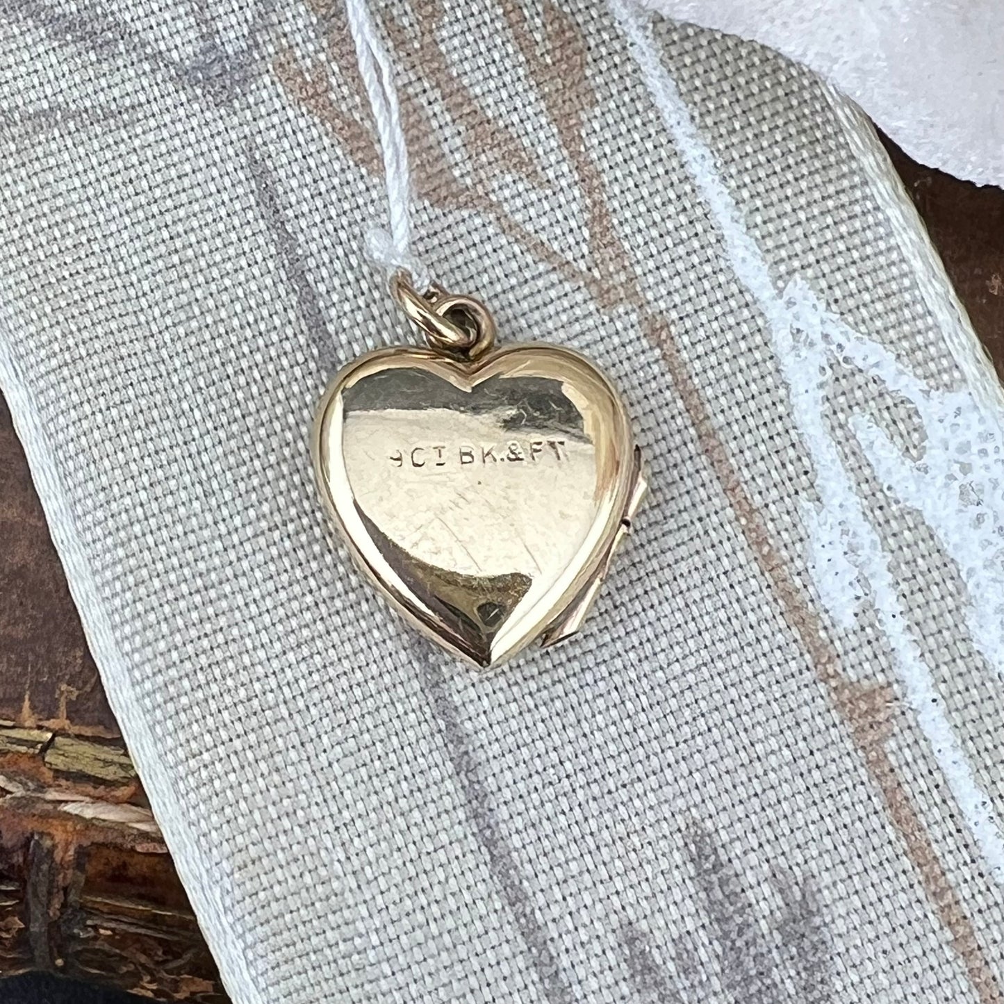 N. 08 - Locket porta foto in oro 9 ct primi ‘900