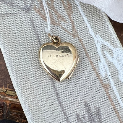 N. 08 - Locket porta foto in oro 9 ct primi ‘900