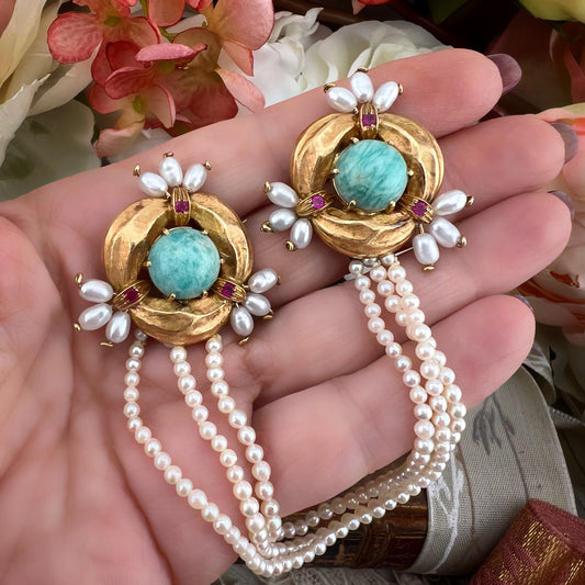 Spille Gemelle in oro 18K anni ’50-’60