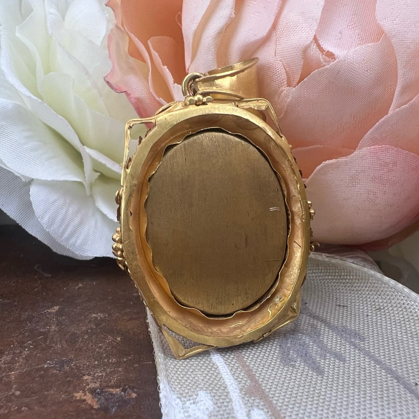 Pendente in oro con Micromosaico - Venezia ‘800