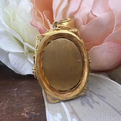 Pendente in oro con Micromosaico - Venezia ‘800