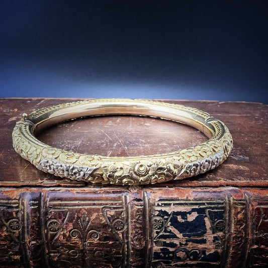 Bracciale a manetta 1910 oro giallo 18 carati