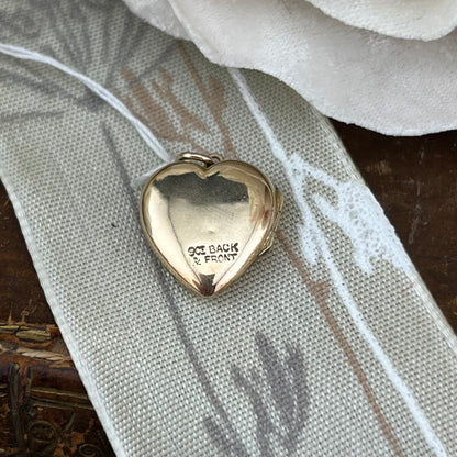 N. 11 - Locket porta foto in oro 9 ct back & front primi 900