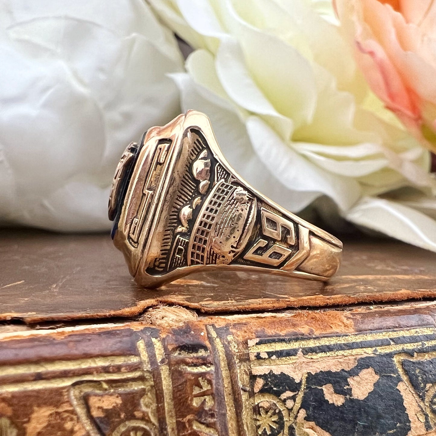 Anello in oro 10 k Class Ring Central Dauphin High School 1969