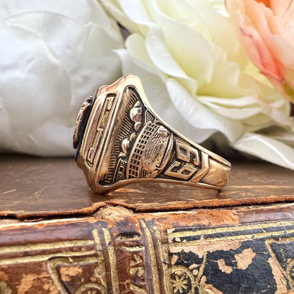 Anello in oro 10 k Class Ring Central Dauphin High School 1969