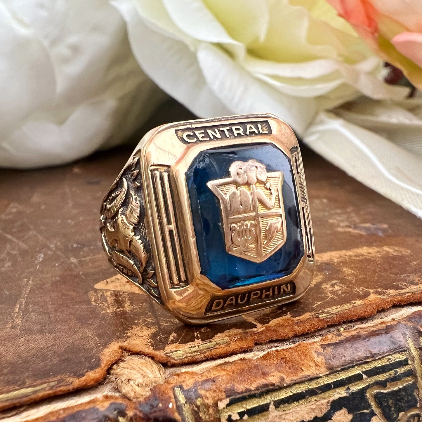 Anello in oro 10 k Class Ring Central Dauphin High School 1969
