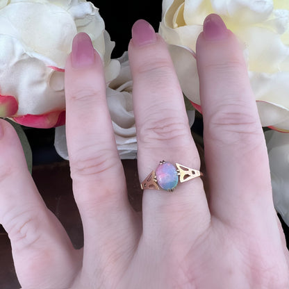 Anello con opale