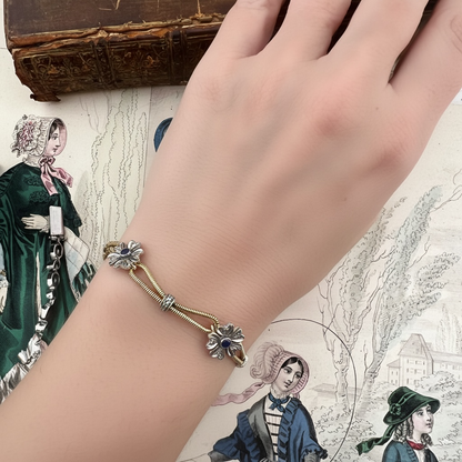 Bracciale Sandi con zaffiri e rose di diamante – Padova, anni ’80