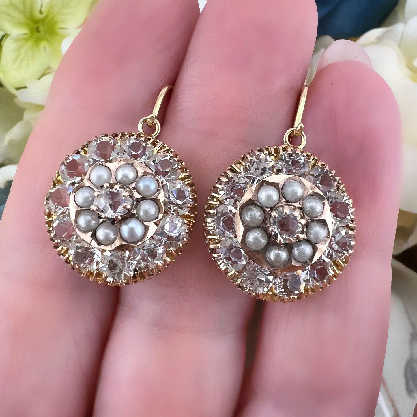 Orecchini a toppa in oro 12k – Primi del ’900