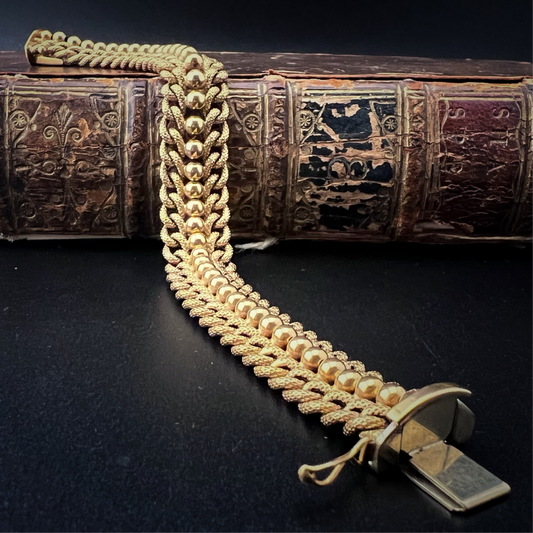 Armband aus 18 Karat Gelbgold – 1950er