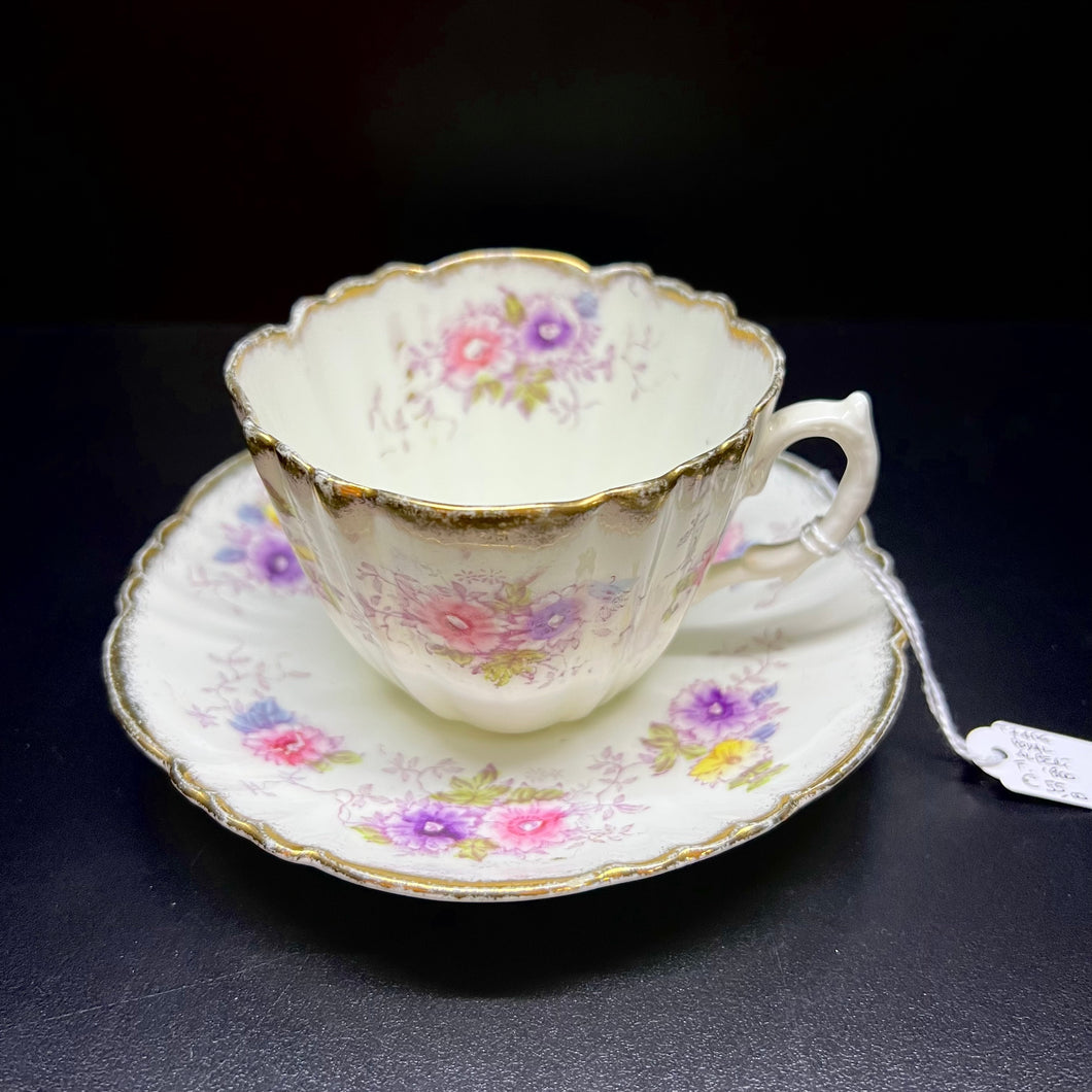 Tazza da tè con piattino Royal Albert fine ‘800