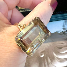 Carica l&#39;immagine nel visualizzatore di Gallery, Anello con quarzo sherry gigante
