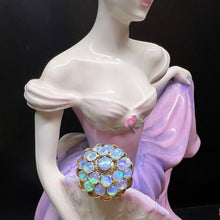 Carica l&#39;immagine nel visualizzatore di Gallery, Anello vintage da cocktail con sontuosa cupola di opali
