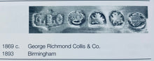 Carica l&#39;immagine nel visualizzatore di Gallery, Rarissima coppia antica di alzate vittoriane a stelo e doppio piatto. Inghilterra 1869-1893
