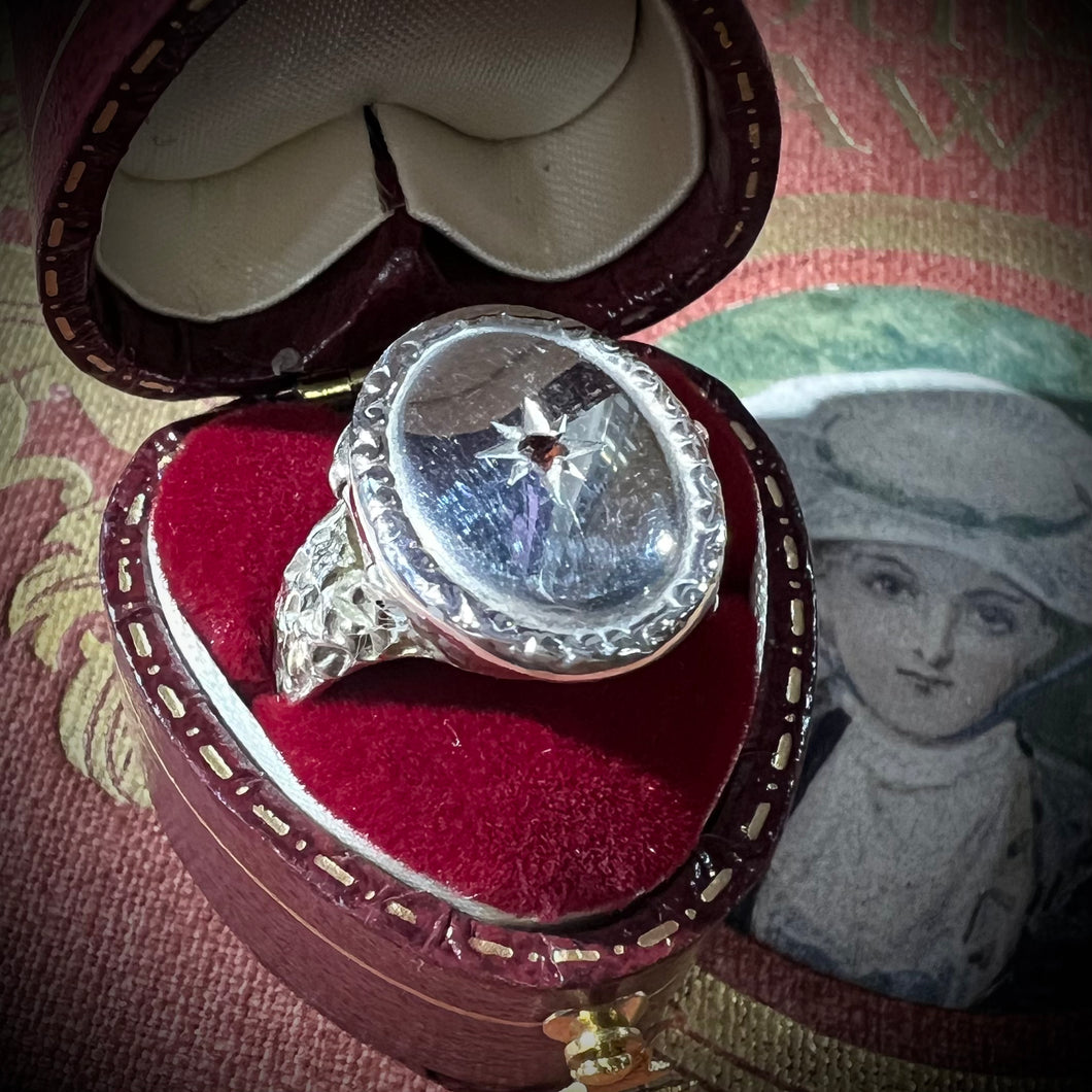 Anello poison ring - locket ring in argento